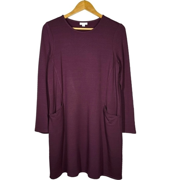 J. Jill Pure Jill Modal Knit Pocket Tunic Dress with Ruana Wrap Topper S - Picture 14 of 14